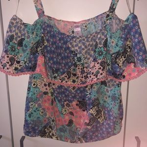 Justice Shirt and Hi-low Skirt